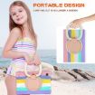 Galaxy Tab A7 10.4 Case with Holder & Strap, Silicone + PC, Pink - 5