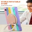 Galaxy Tab A7 10.4 Case with Holder & Strap, Silicone + PC, Pink - 6