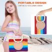 Galaxy Tab A7 10.4 Case: Silicone + PC, Holder & Strap, Red - 5