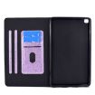 Samsung Galaxy Tab A7 Lite T220 Glitter Flip Case, Purple - 4
