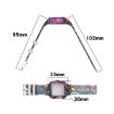 Garmin Vivofit JR3 Camouflage Gray Silicone Printing Watch Band - 4