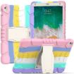 Shockproof Pink 3-Layer Case with Holder for iPad Pro 10.5 (2019/2017) - 1