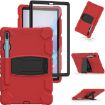 Shockproof Case & Holder for Galaxy Tab S6 T860 (Red+Black) - 4