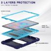 Samsung Galaxy Tab S6 T860 Shockproof Case with Holder (Navy+Blue) - 6
