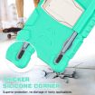Samsung Galaxy Tab S6 T860 Shockproof Case with Holder, Mint Green - 5
