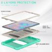 Samsung Galaxy Tab S6 T860 Shockproof Case with Holder, Mint Green - 6