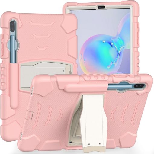 Samsung Galaxy Tab S6 T860 Shockproof Case, Cherry Blossoms Pink - 1