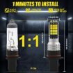 V6 P13W 30W 3000LM IP65 LED Fog Light, Double Color 30LEDs SMD-2525 - 3