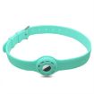 Mint Green Shockproof Silicone Pet Collar Cover Case for AirTag - 1