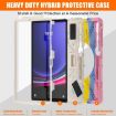 Samsung Galaxy Tab S9+/S8+/S7 FE Case with Holder & Strap, Pink - 3