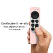 Sky Blue Silicone Case with Rope for Apple TV 4K Siri Remote - 4