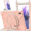 Samsung Galaxy Tab S7 FE T730 Case w/ Holder & Strap, Rose Gold - 1