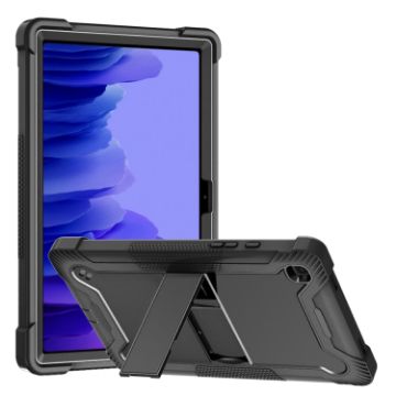 Samsung Galaxy Tab A7 10.4 Shockproof Case with Holder - Black - 1
