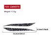 Carbon Fiber Car Light Eyebrow Stickers for Corvette C8 2020+ - 2