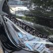 Carbon Fiber Car Light Eyebrow Stickers for Corvette C8 2020+ - 4