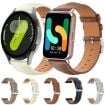 Galaxy Fit3 18mm Black Shark Leather Watch Band (Coffee) - 2