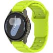 18mm Lime I-Shaped Solid Color Silicone Watch Band - 1