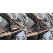 Forged Gold Foil Carbon Fiber A-pillar Stickers for Corvette C8 - 5