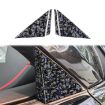 Carbon Fiber A-pillar Stickers for Corvette C8 2020+, 4pcs Set - 1
