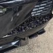 Gold Foil Carbon Fiber Rear Air Vent Stickers for Corvette C8 (Blue) - 4