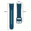 Galaxy Watch 7 44mm Dark Green Silicone Band & PC Case - 3