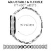 20mm Twist Diamond Metal Band for Garmin Venu/Sq/Sq2 (Silver) - 2