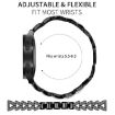 20mm Garmin Vivomove Sport/Vivoactive5/3 Diamond Metal Band (Black) - 2