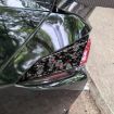 4pcs Forged Gold Foil Carbon Fiber Taillight Stickers for Corvette C8 - 4