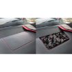 Forged Red Carbon Fiber Passenger Seat Sticker for Corvette C8 - 5