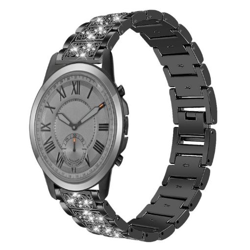 Fossil Q Machine Hybrid Watch 22mm Diamond Stainless Steel Band - 1