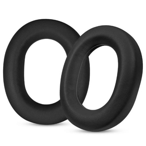 2pcs Snap-on Protein Leather Earpads for Huawei FreeBuds Studio - 1