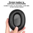 Snap-on Earpads for Swan AW-85 | Protein Leather (2pcs, Black) - 4