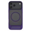 For iPhone 17 Pro Kalebol MagSafe Tilt Holder Hybrid Case (Purple) - 1