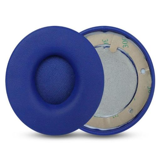 Dark Blue Protein Leather Earpads for Beats Solo Pro (1 Pair) - 1