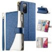 Galaxy S20 FE Leather Wallet Case with Strap - Dark Blue - 1