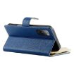 Galaxy S20 FE Leather Wallet Case with Strap - Dark Blue - 5