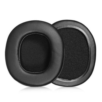 2pcs Black Protein Leather Earpads for EDIFIER W800BT Replacement - 1