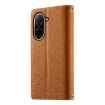 Redmi A5/Poco C71 Wallet Leather Phone Case with Strap (Brown) - 3