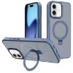 iPhone 17 Kalebol Metal Lens Frame MagSafe Holder Case (Blue) - 1