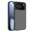 Kalebol Frosted PC Hybrid TPU Case for iPhone 17 Pro (Black) - 1