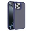 iPhone 16 Pro Kalebol Frosted PC Hybrid TPU Case (Blue) - 1