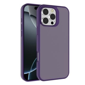 iPhone 16 Pro Dark Purple Hybrid Kalebol Case - 1