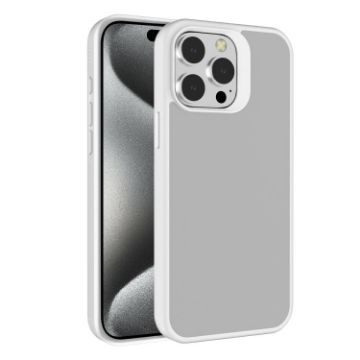 iPhone 15 Pro Kalebol Frosted Hybrid TPU Case - White - 1