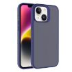 iPhone 14 Plus Kalebol Frosted Blue Hybrid Phone Case - 1