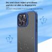 iPhone 14 Pro Kalebol Frosted PC Hybrid TPU Case (Blue) - 4