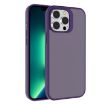 iPhone 13 Pro Max Kalebol Dark Purple Frosted Hybrid Phone Case - 1