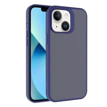iPhone 13 Kalebol Frosted Blue Hybrid PC TPU Phone Case - 1