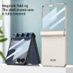 GKK Magnetic Full Coverage Case for Samsung Galaxy Z Flip7 5G (Orange) - 2