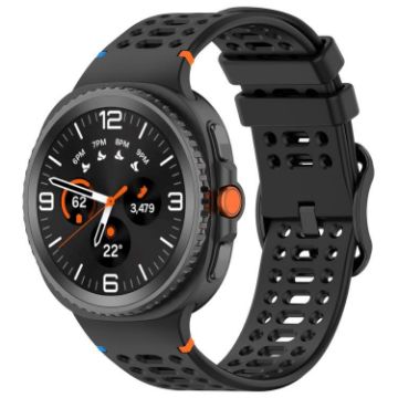 Samsung Galaxy Watch 8/8 Classic Silicone Band Black xDfind Buckle - 1