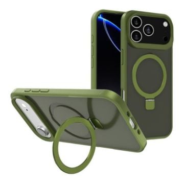 iPhone 17 Pro Max Deep Green Frosted MagSafe PC Case by Kalebol - 1